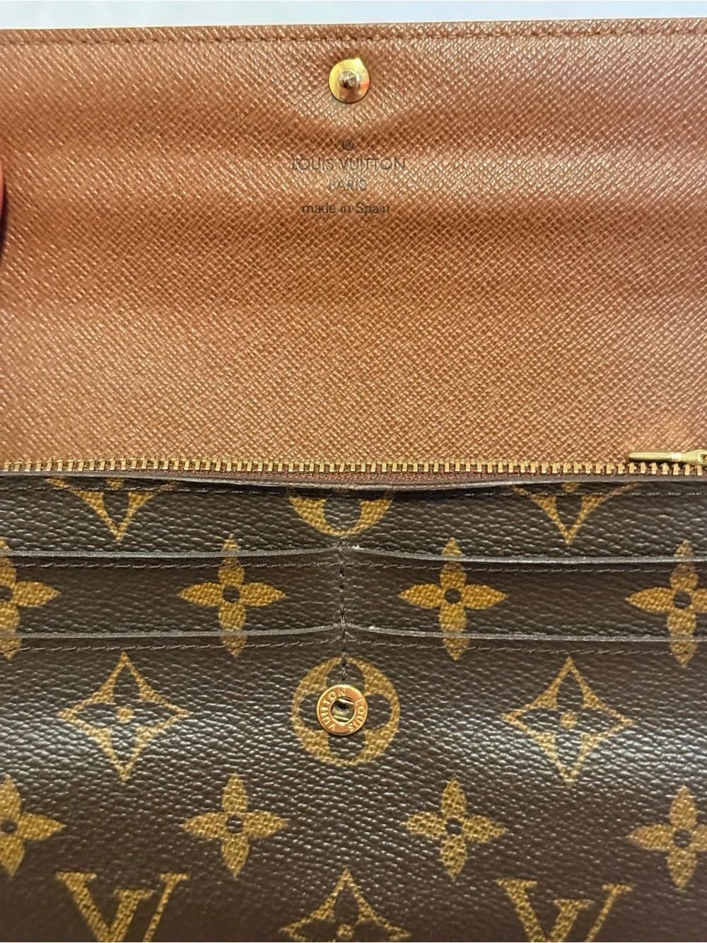 Louis Vuitton Monogram Sarah Wallet with DIY Strap CA1112